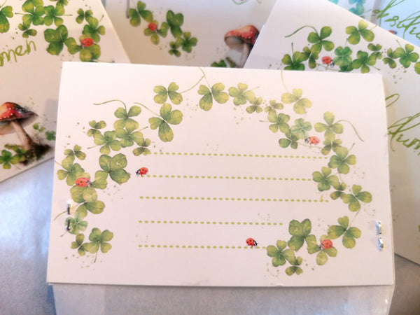 Glücksblumen. Seedballs als Glücksbringer