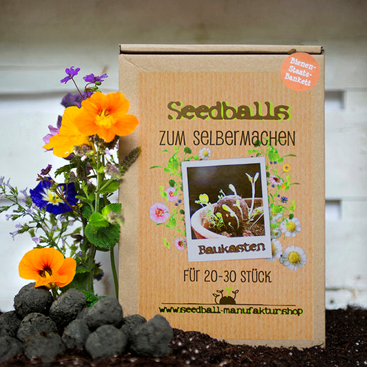 Seedball DIY Kit für 25 oder 100 Seedballs