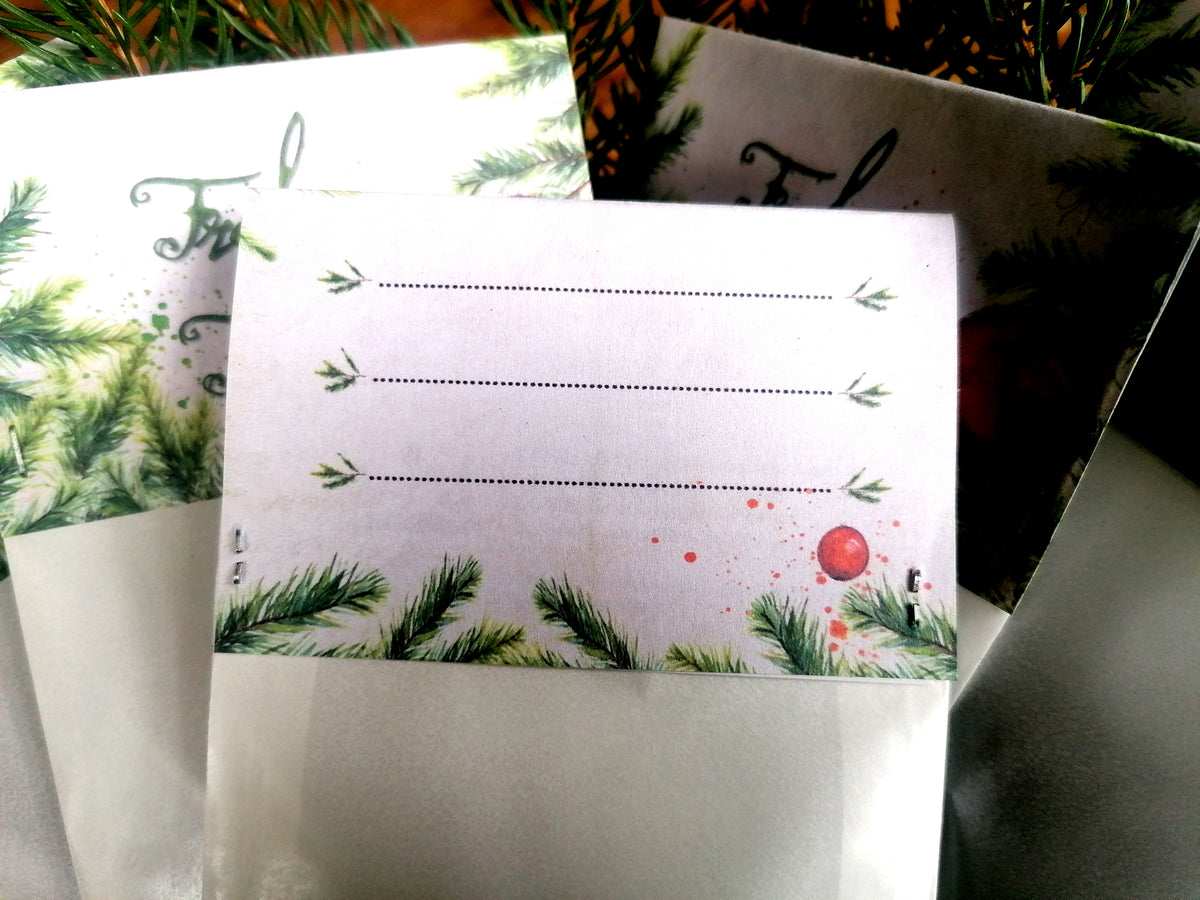 Weihnachtliche Give-Aways in zwei Ausführungen