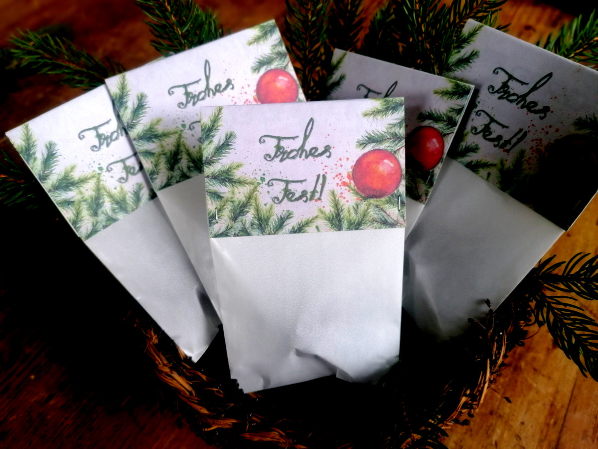 Weihnachtliche Give-Aways in zwei Ausführungen