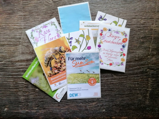 Individuelle Samentütchen mit Wunsch-Blumenmischung