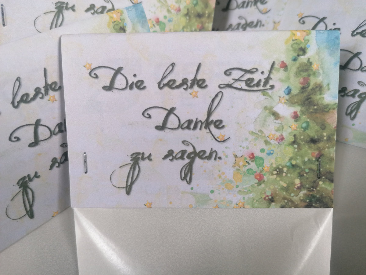 Weihnachtliche Give-Aways in zwei Ausführungen
