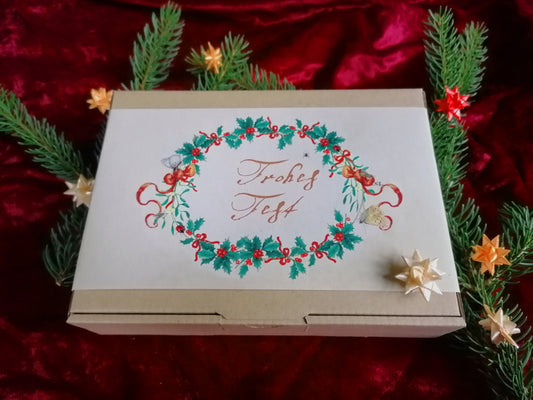 Die Weihnachts-Edition: Geschenkbox mit 4 Seedballtüten